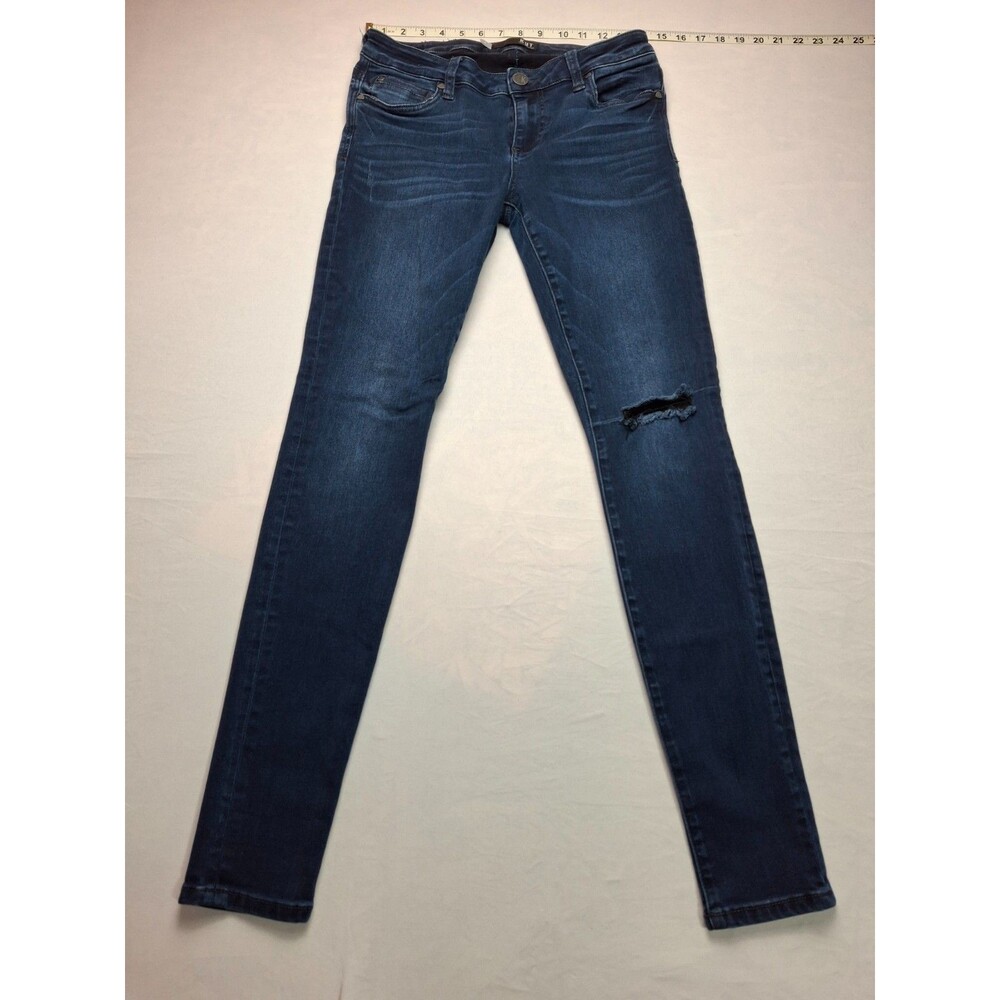 KUT From The Kloth MIA Toothpick Skinny Jeans Women's Size 6 Distressed